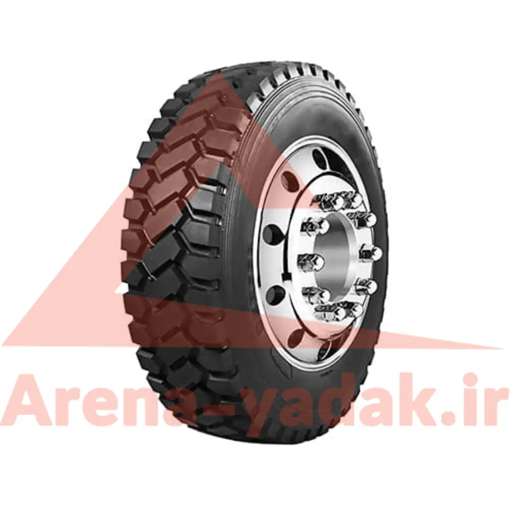 لاستیک 12.00R24 سیمی گل معدن با نوار و تیوب